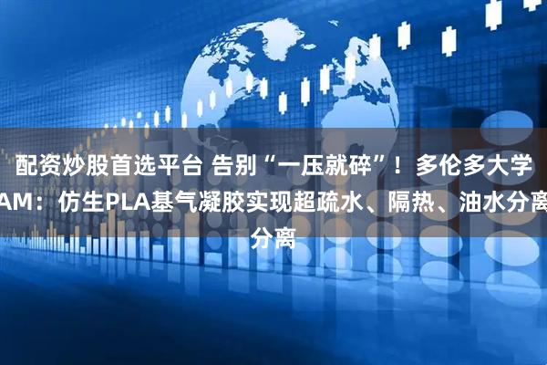 配资炒股首选平台 告别“一压就碎”！多伦多大学AM：仿生PLA基气凝胶实现超疏水、隔热、油水分离